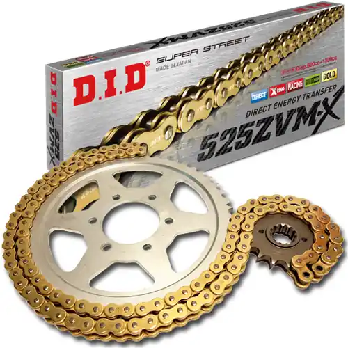 Zertifiziert DID Kettensatz Stahl Yamaha XSR 700 Xtribute ABS MTM690-D-U (RM37) Bj.2022